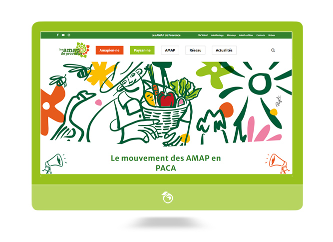 Site Les Amap de Provence